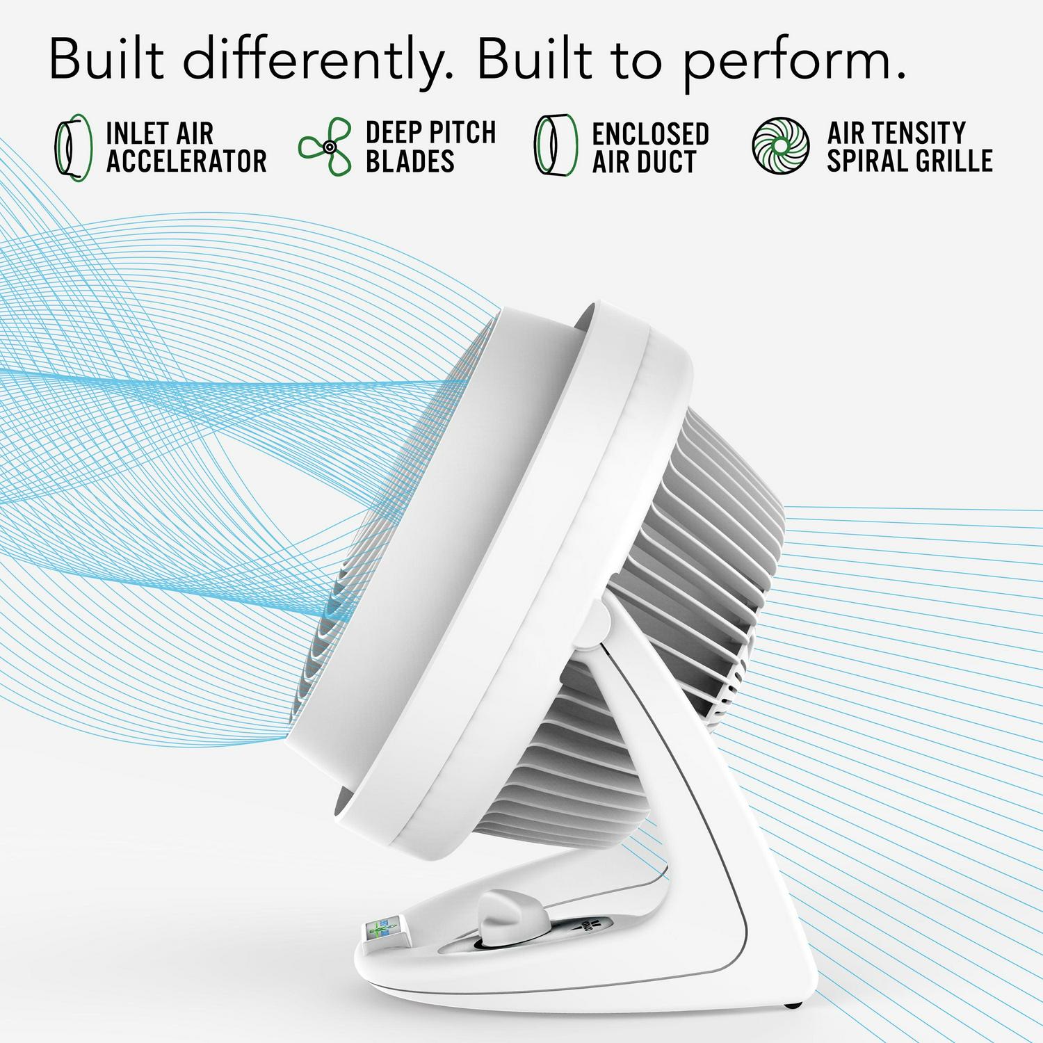 Vornado 610DC Energy Smart Air Circulator Fan with Variable Speed Control, DC Motor, Adjustable Head, Quiet Fan for Bedroom, Office, Home - Image 3