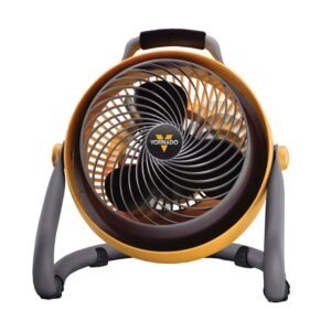 Vornado 293 Large Heavy Duty Air Circulator Shop Fan, Yellow, 16 In.