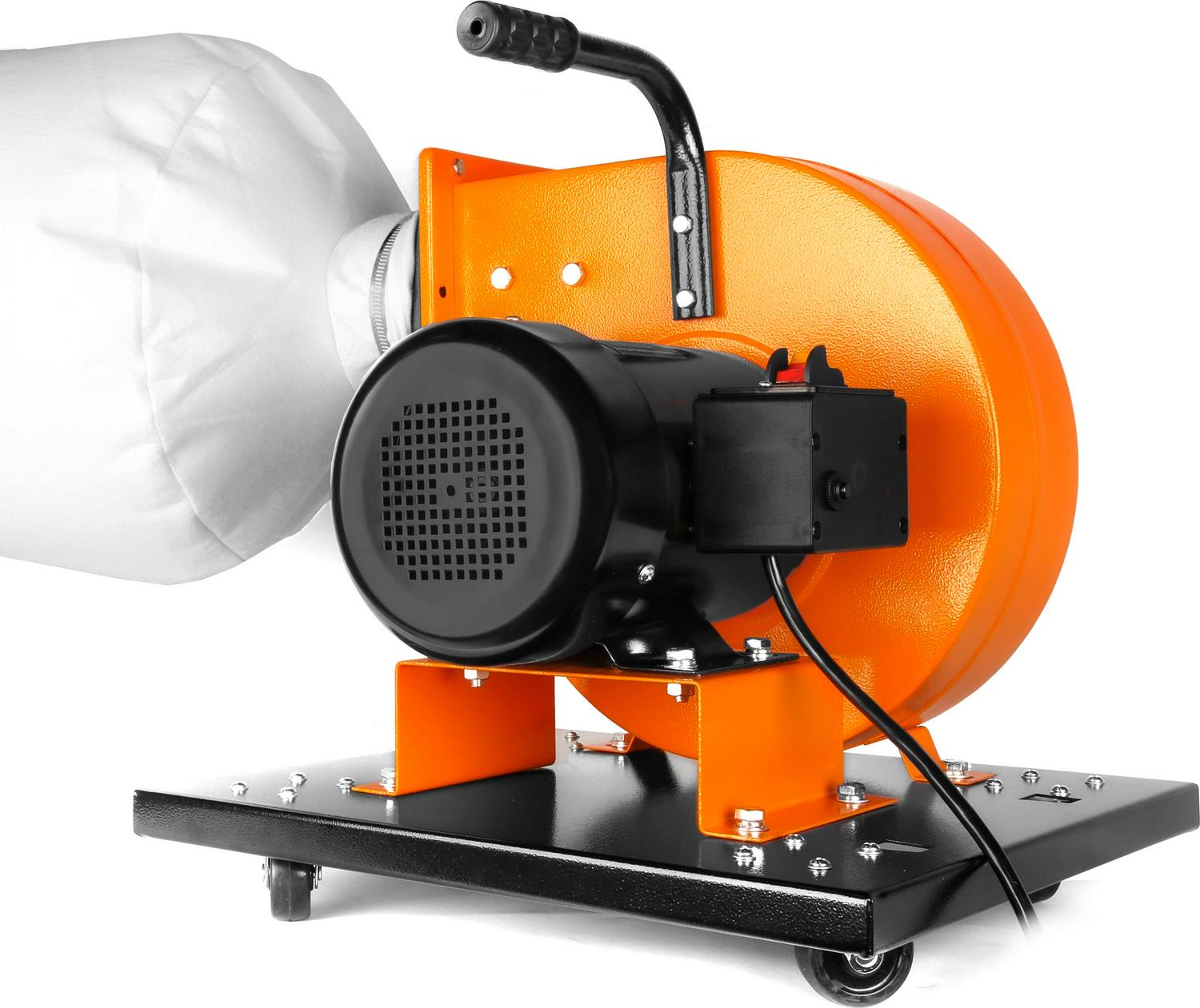 WEN 7.4-Amp Rolling Dust Collector with Induction Motor, 15-Gallon Bag and Optional Wall Mount - Image 6