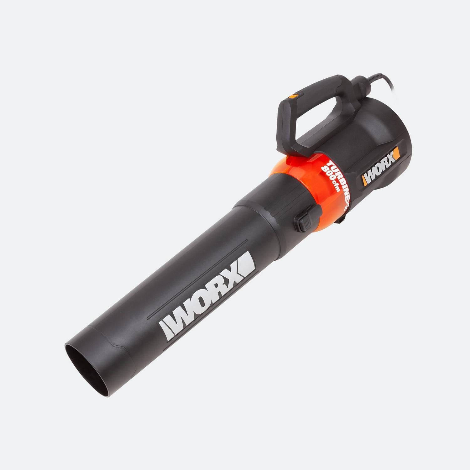Worx WG521 12 Amp TURBINE 800 CFM Electric Leaf Blower