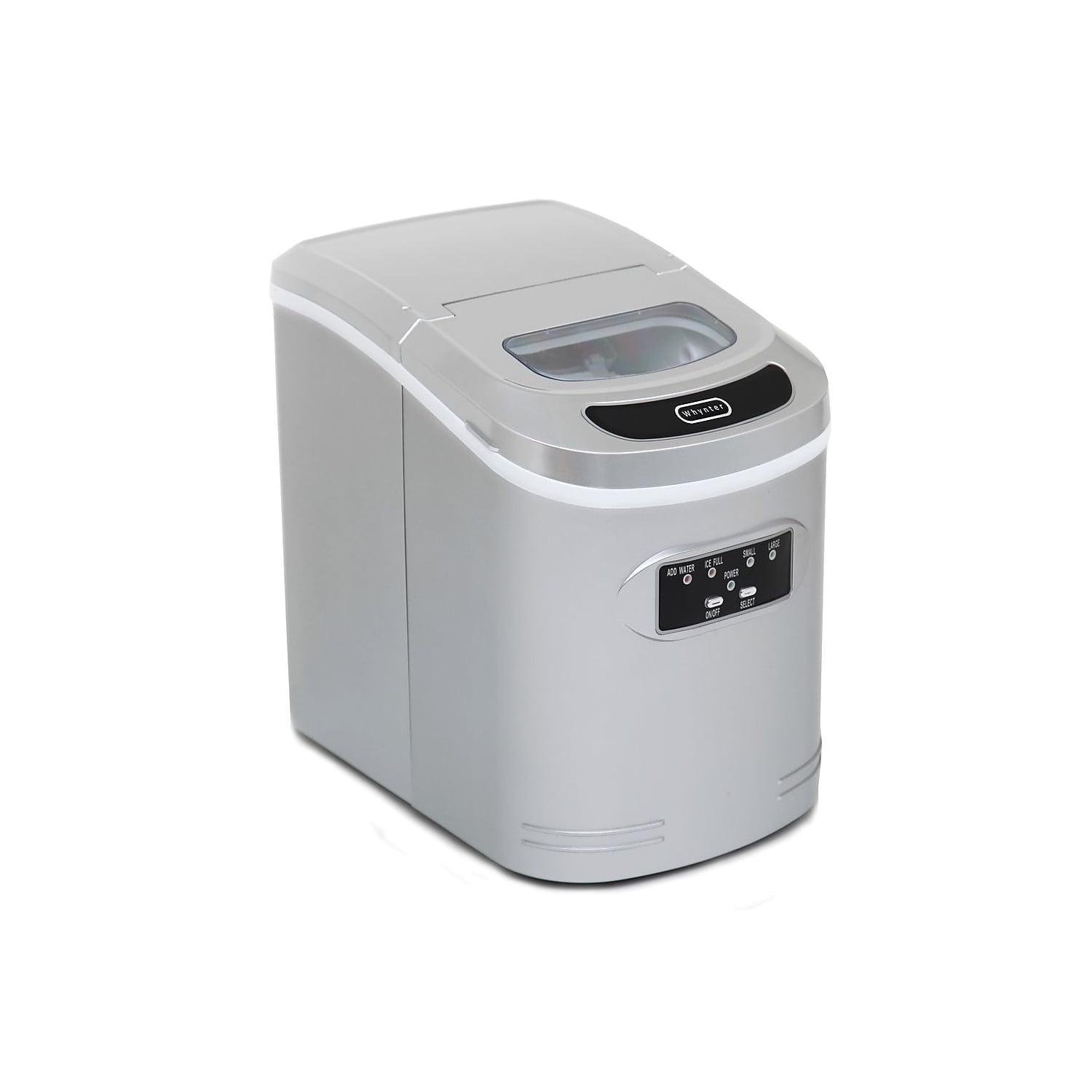 Whynter Compact Portable Ice Maker, 27 lb Capacity, Metallic Silver - Image 3