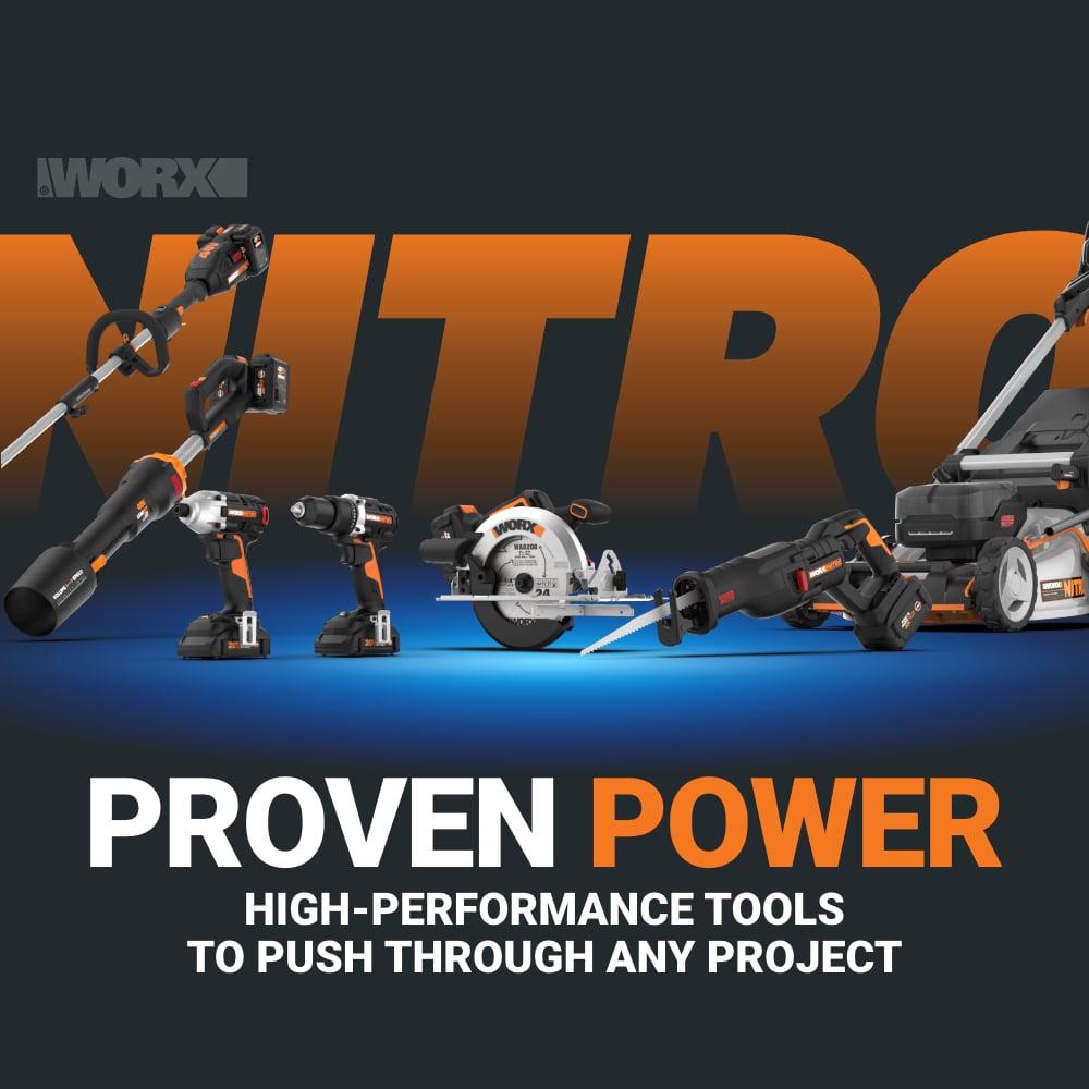 Worx Nitro WG385.9 40V Power Share 16" Cordless Chainsaw with Brushless Motor (Tool Only) - Image 7