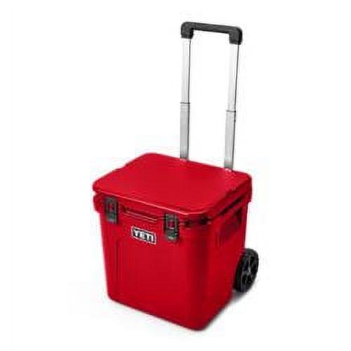 Yeti Roadie 48 Wheeled Cooler with Retractable Periscope Handle - Rescue Red