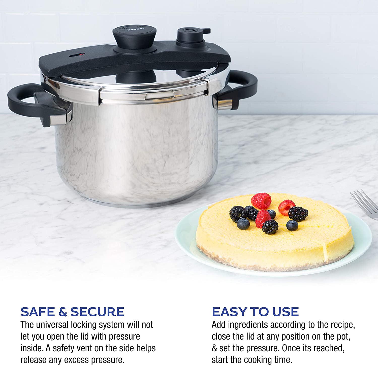 Zavor EZLock Stainless Steel Pressure Cooker 10 Quart & Pressure Canner - Image 6