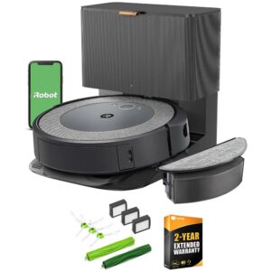iRobot i557020 Roomba Combo i5+ Self-Emptying Robot Vacuum and Mop with Smart Mapping Bundle with 2 YR CPS Enhanced Protection Pack and Deco Essentials Accessory kit