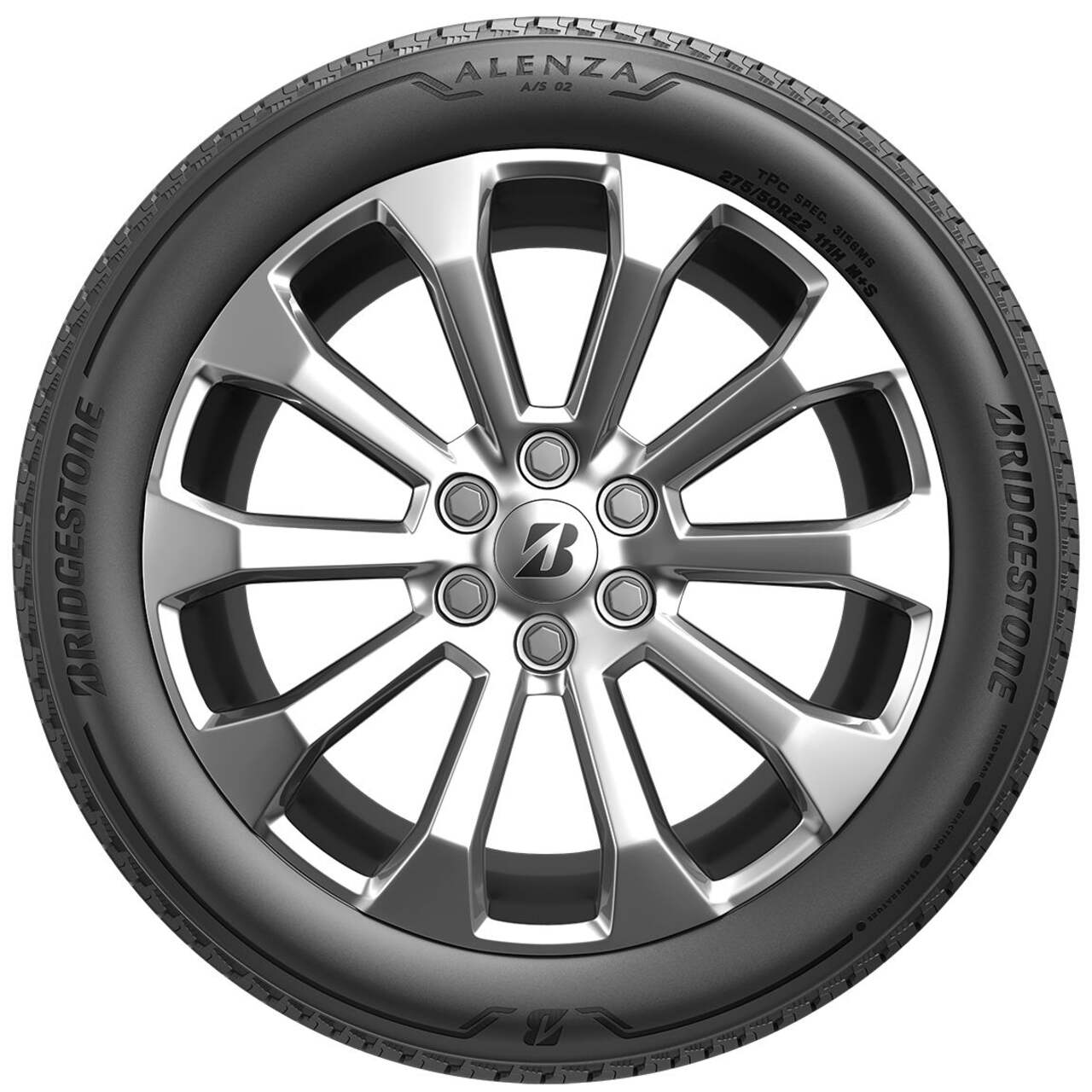 Bridgestone Alenza A/S 02 All Season 235/60R18 103H Passenger Tire - Image 3