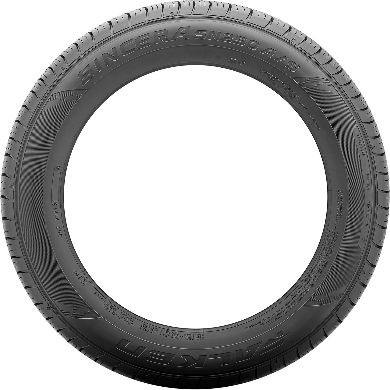 Falken Sincera SN250 A/S 225/55R17 97V BW All-Season Tire - Image 4