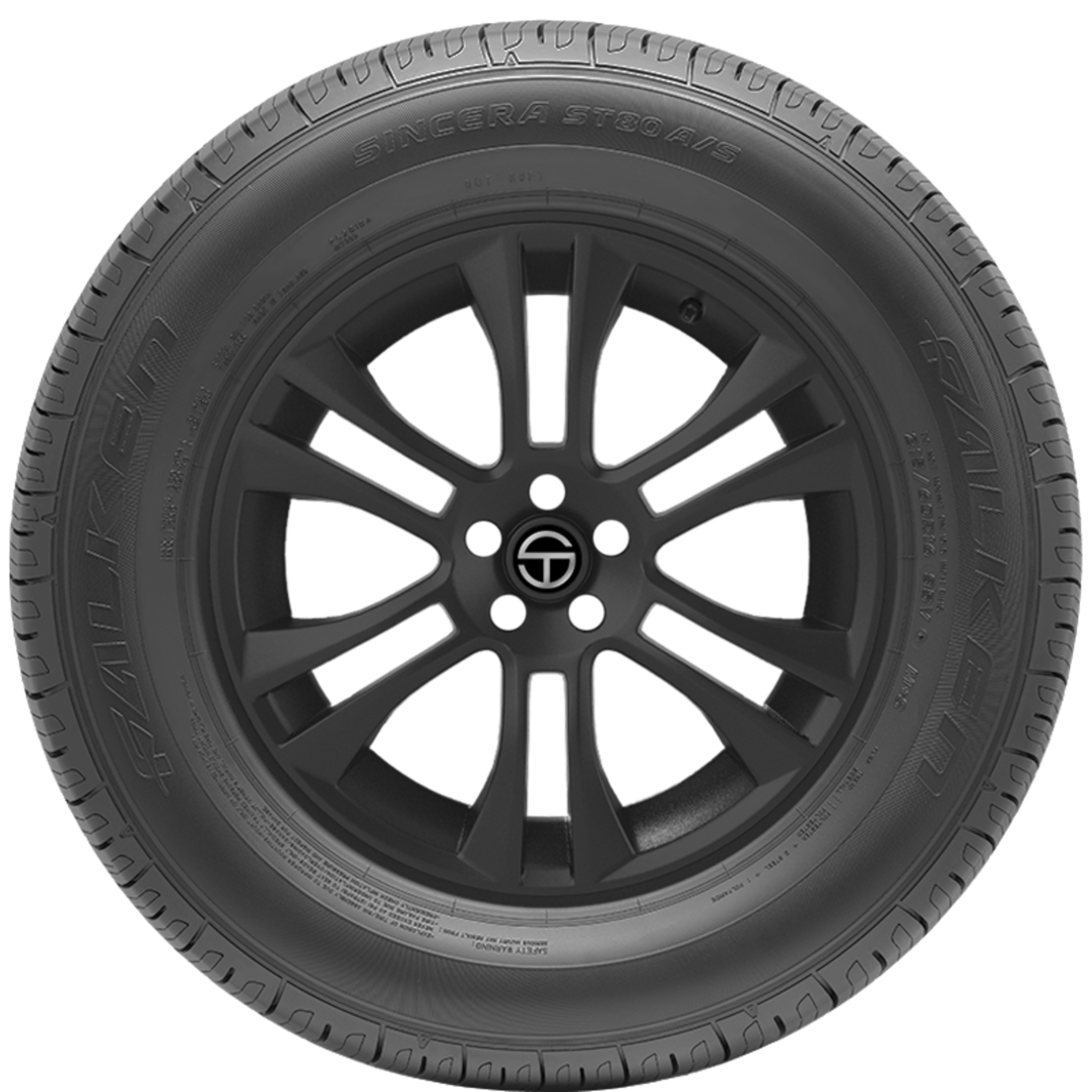 Falken Sincera ST80 A/S All Season 225/50R17 98V XL Passenger Tire Fits: 2012-15 Chevrolet Cruze LT, 2012-18 Ford Focus Electric - Image 2