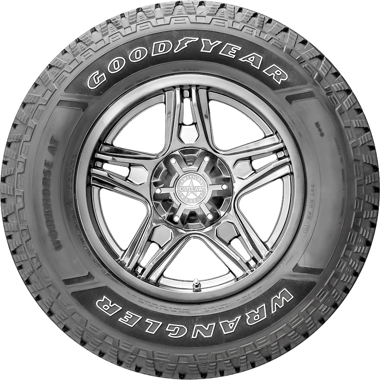 Goodyear Wrangler Workhorse AT All Terrain LT285/75R16 126/123R E Light Truck Tire - Image 4