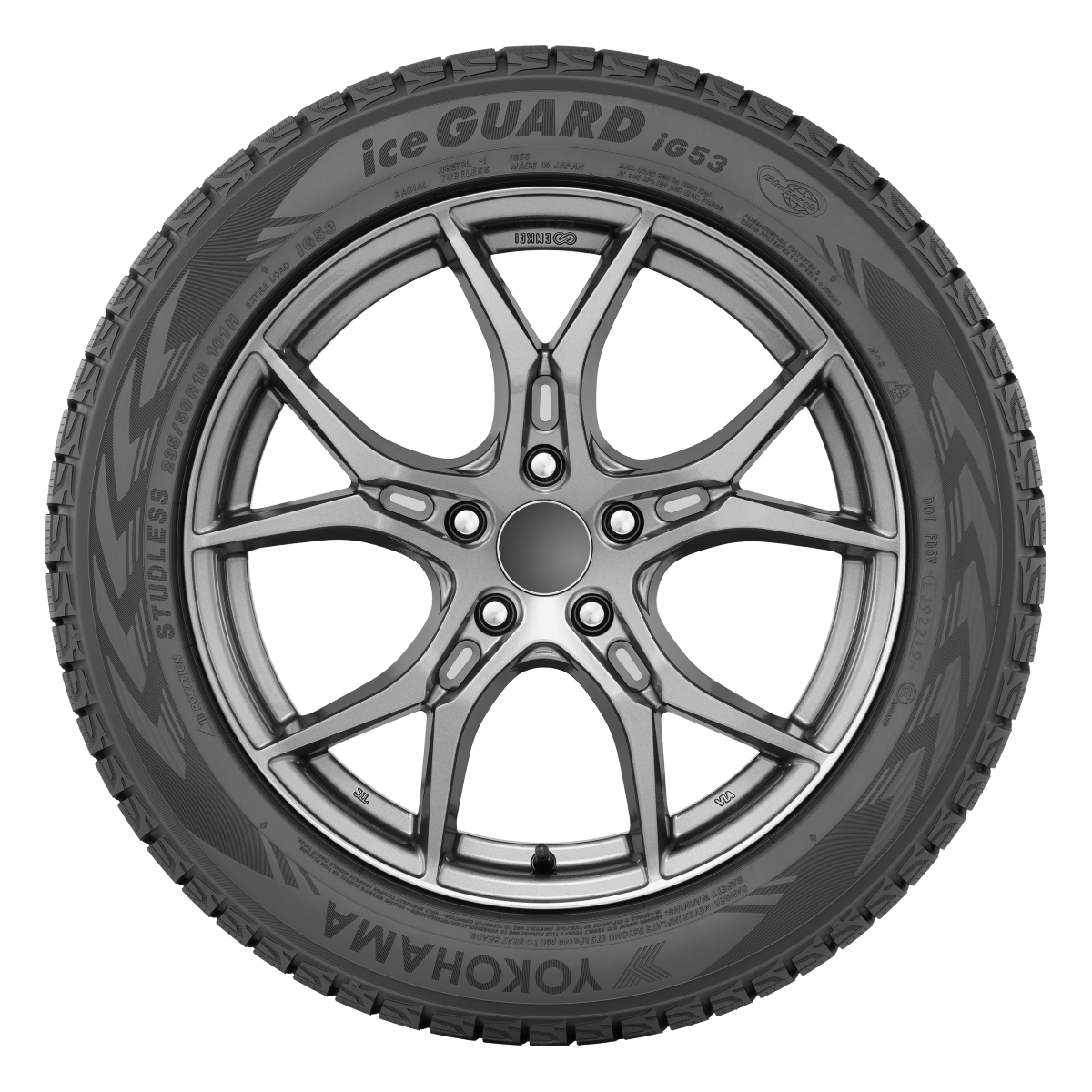 Yokohama iceGUARD iG53 Winter 225/40R18 92H XL Passenger Tire - Image 2