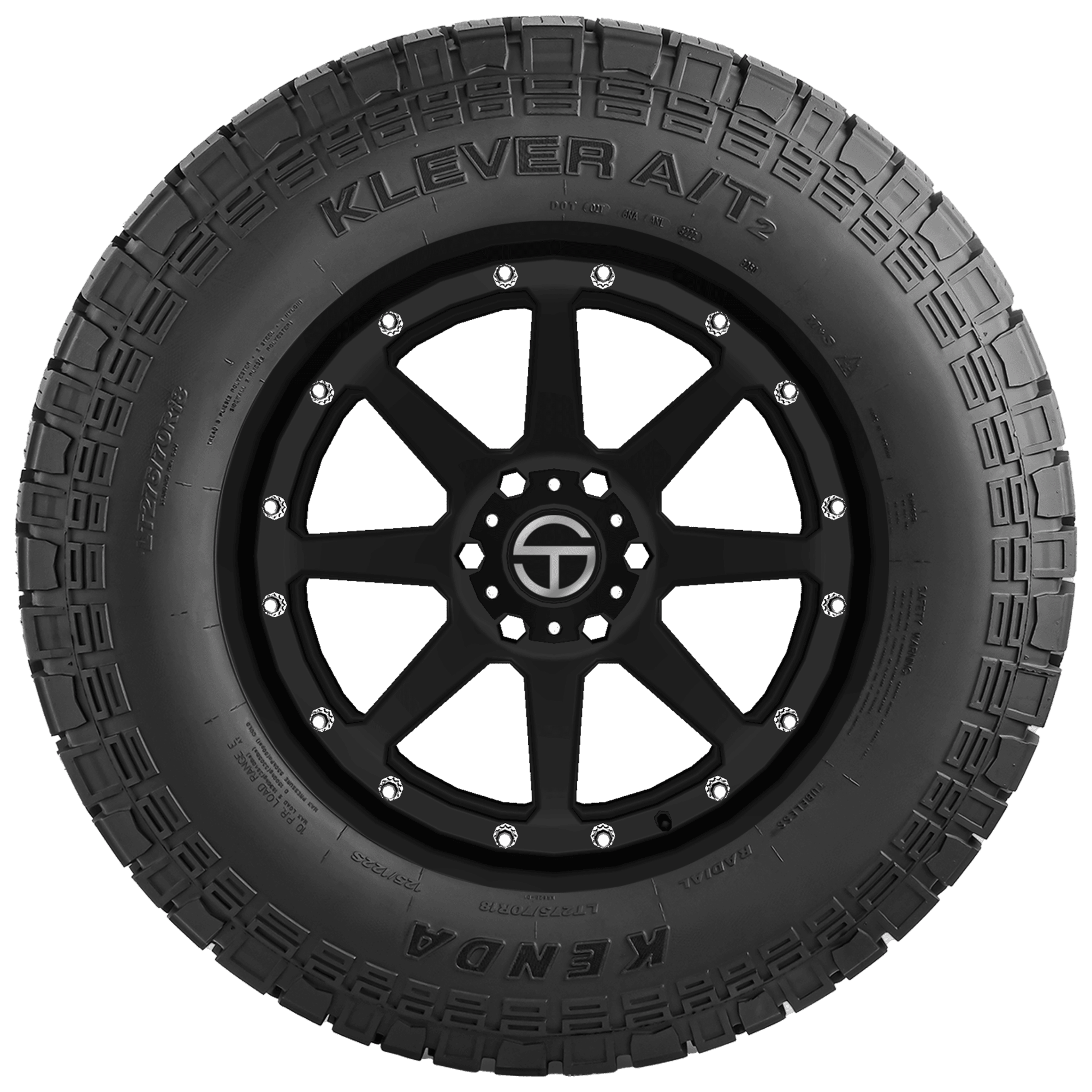 Kenda Klever A/T2 KR628 All Terrain LT265/75R16 123/120S E Light Truck Tire - Image 2
