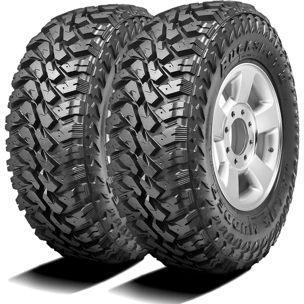 Maxxis MT-764 Buckshot Mudder II Mud Terrain LT285/75R16 126/123Q E Light Truck Tire - Image 4