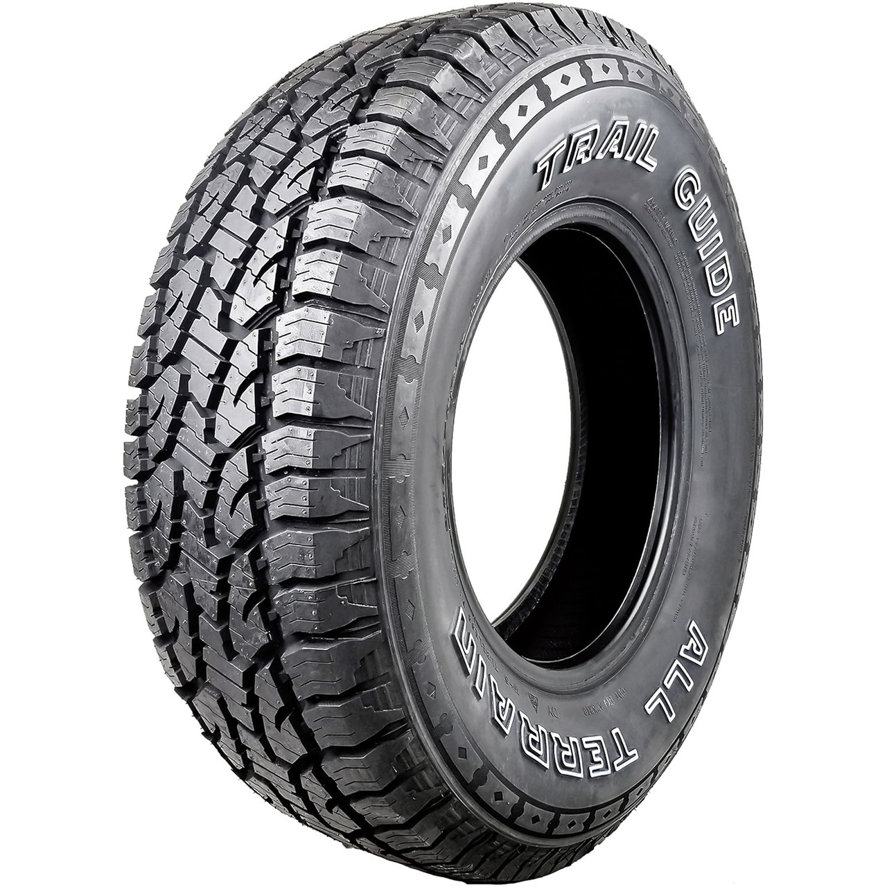 Trail Guide All Terrain 265/65R17 112S AT A/T Tire Fits: 2005-15 Toyota Tacoma Pre Runner, 2000-06 Toyota Tundra Limited
