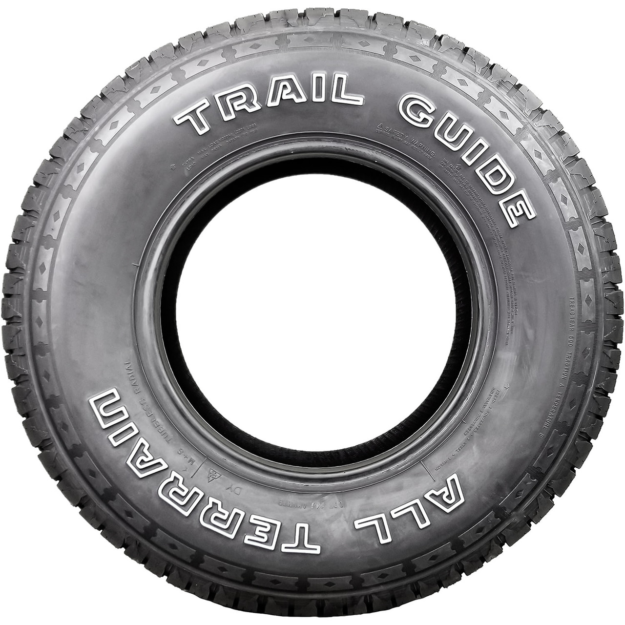 Trail Guide All Terrain 265/65R17 112S AT A/T Tire Fits: 2005-15 Toyota Tacoma Pre Runner, 2000-06 Toyota Tundra Limited - Image 3